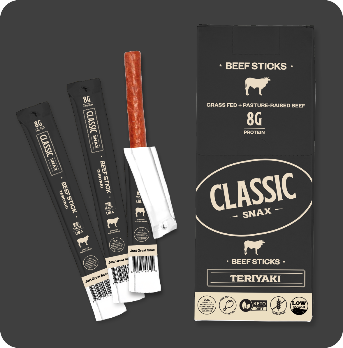 Nana☆さん専用 555 SSX Stick プラス+ 60包入り1箱 Teriyaki – Classic Snax